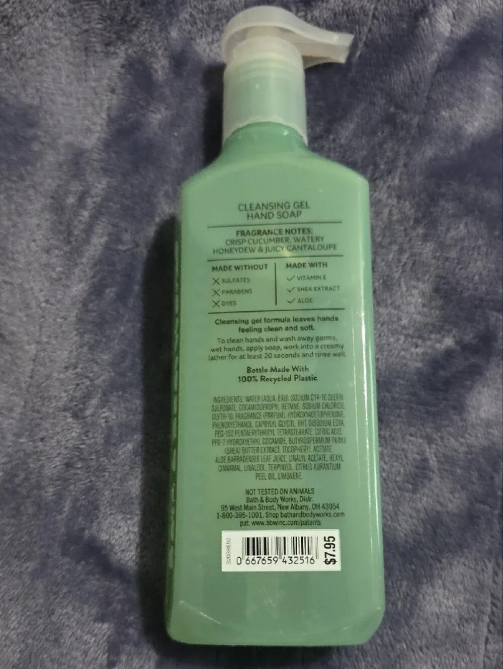 Bath & Body Works Cucumber Melon Gel Hand Soap - NEW